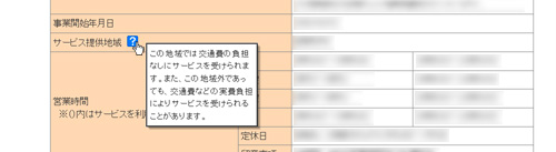 事業所の概要ページについて